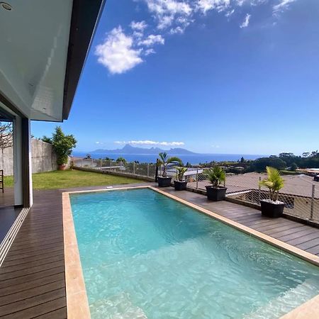 Villa Tiki Wonderfull sea view Punaauia  Exteriör bild