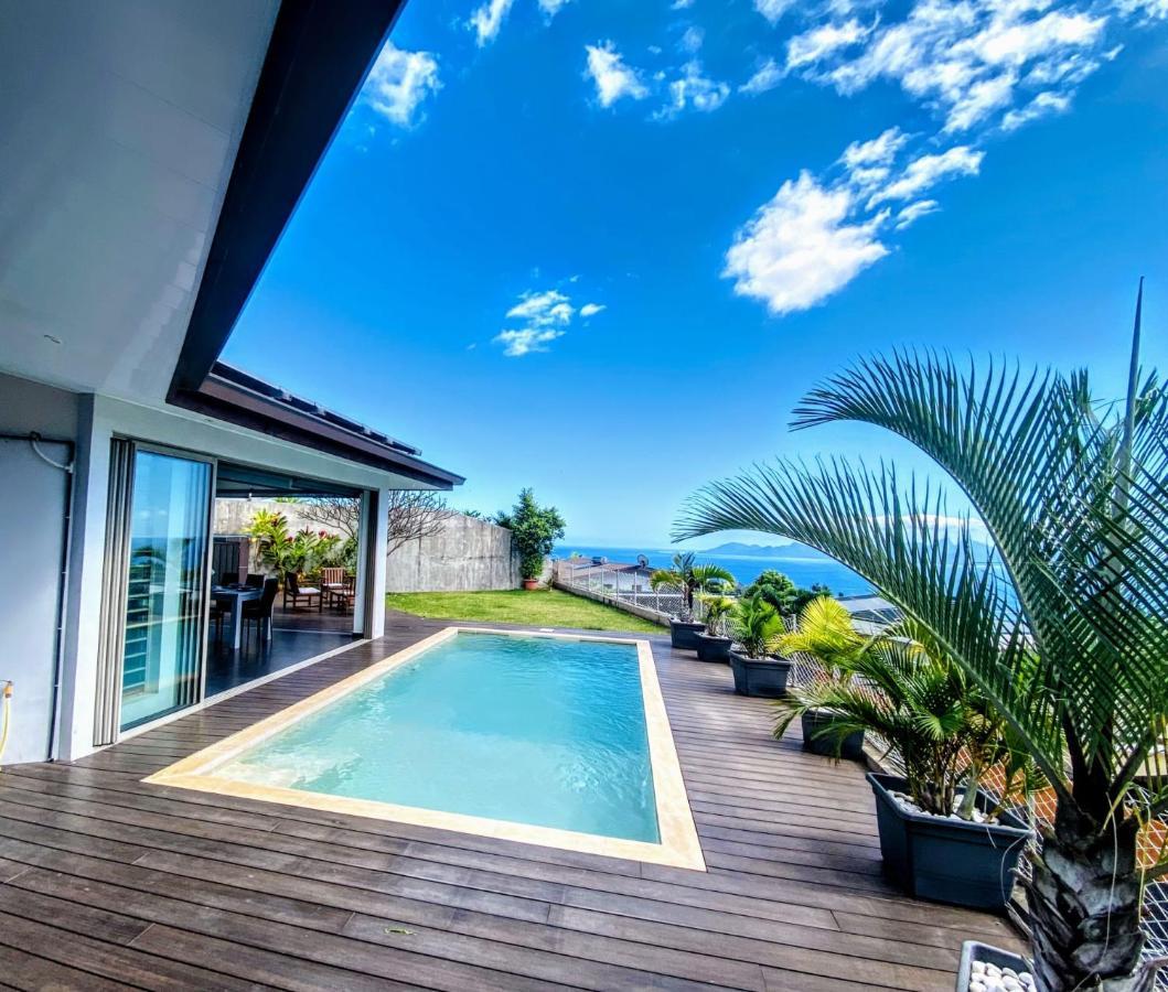 Villa Tiki Wonderfull sea view Punaauia  Exteriör bild