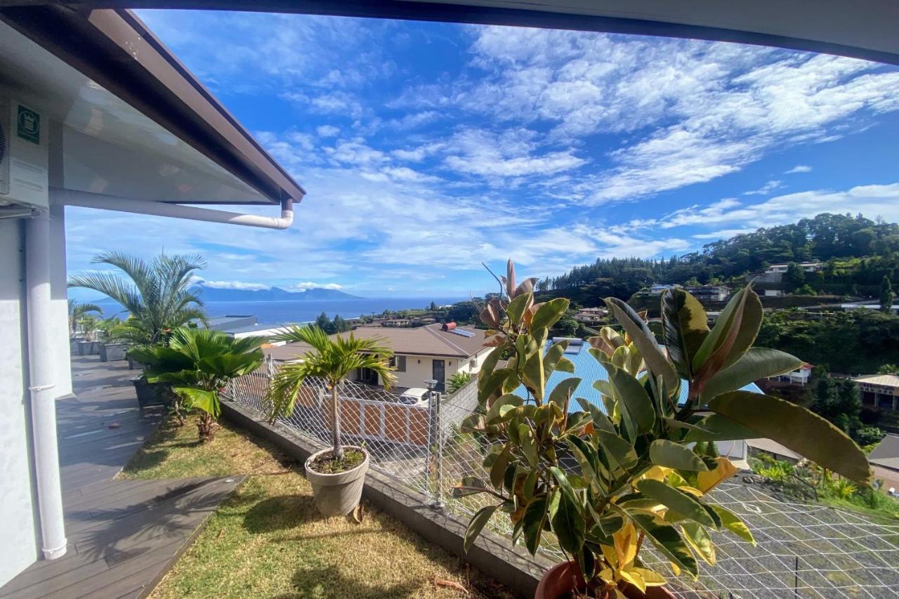 Villa Tiki Wonderfull sea view Punaauia  Exteriör bild