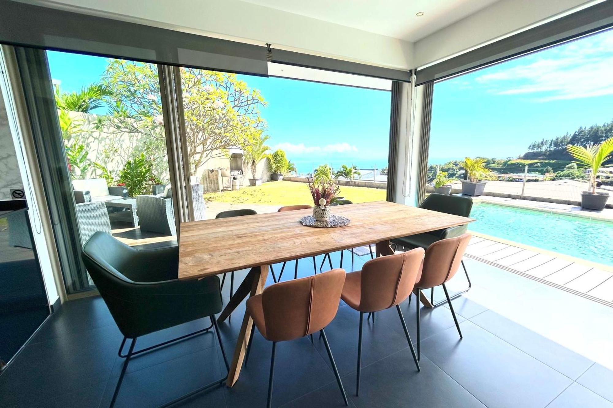 Villa Tiki Wonderfull sea view Punaauia  Exteriör bild